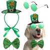 Yaomiao 3 Pcs St Patrick's Day Dog Costume, St. Patty's