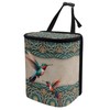 Talayituse Boho Mandala Hummingbird Print Car Trash Can, Portable Auto