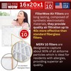 FilterWow Air Filter - Allergen Pro Pleated Electrostatic MERV 10