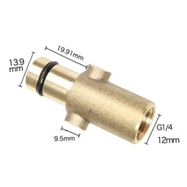 M&M Smartek Bayonet Adaptor for Nilfisk Gerni Quick 1/4 Inch Female Thread for Pressure Washer Foam