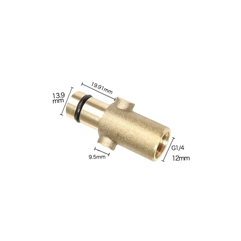 M&M Smartek Bayonet Adaptor for Nilfisk Gerni Quick 1/4 Inch