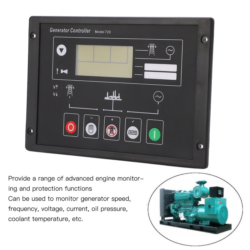 Generator Controller Auto Start Programmable Configurable Fault Protection Diesel Generator