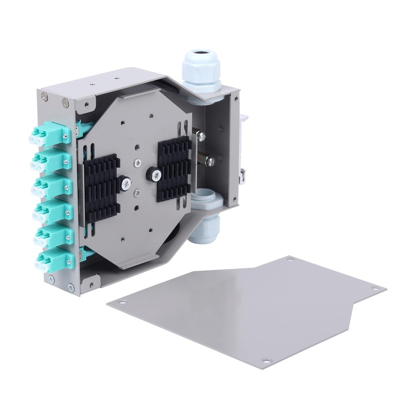 Duogalia LC-OM3 6 Duplex 12 Port DIN Rail Fiber Optic