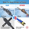 Boat tie Down Straps to Trailer 1.5"×4' transom Straps with