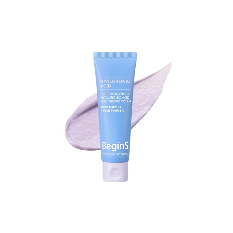 BeginS by JUNGSAEMMOOL Crema hidratante de ácido hialurónico Blue Hydrangea