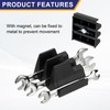 PATIKIL 46pcs Magnetic Wrench Organizer for Tool Box, Magnetic Modular