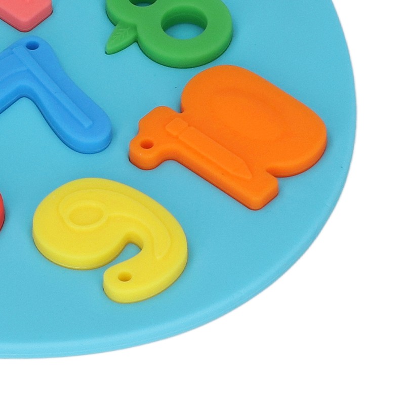 Learning Number Board Toy Educational Silicone Number Puzzle Board for