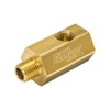 GlowShift Oil Pressure/Temperature Sensor Thread Adapter Compatible with Ford Mustang