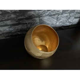 G. WURM Lantern Metal Gold Decorative Living Room Modern 15 x 15 x 15 cm (L x W x H)