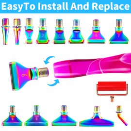 Diamond Art Accessories Tools Kits for DIY, 5D Diamond Art Pen Screw Thread Tips, 35Pcs Diamond Art Painting Metal Tips for DIY Art&Craft, Diamond Art Painting Tools with 12 Clay, Colorful