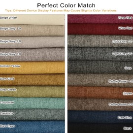 ILOFRI Linen Fabric Patches Self Adhesive 8x11 inch 2pcs, Durable Fabric Couch Repair Tape Patch for Upholstery, Furniture, Car Seats, Office Chair, Sofa, Clothing, Jackets, Crafts - Grey Green