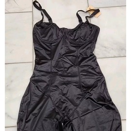 Popilush The Shapewear Jumpsuit Metallic Shiny One Piece Size M