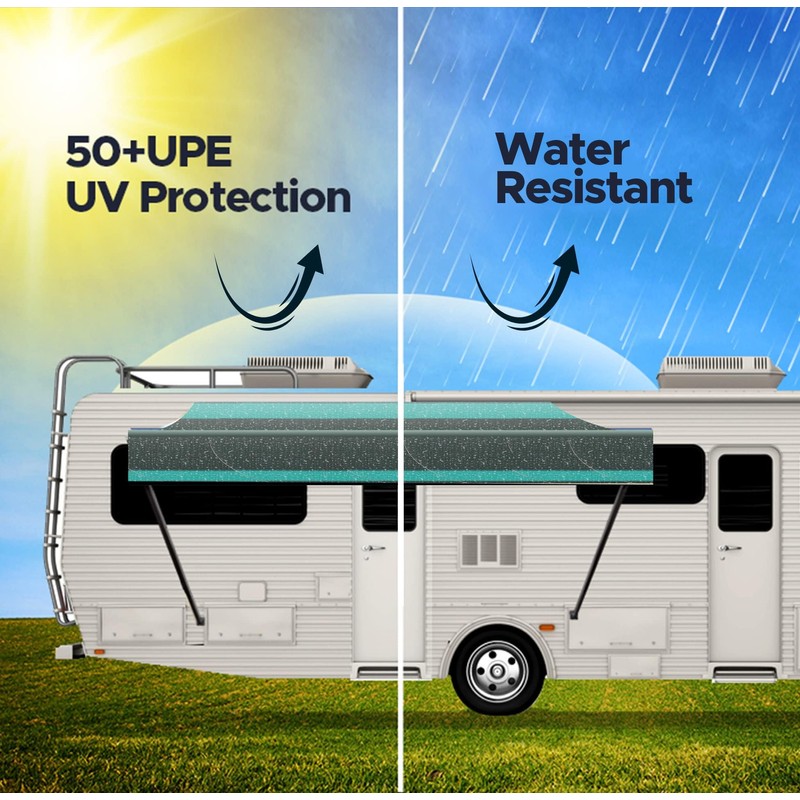 SunWave Premium Vinyl RV Canopy | Electric Awning Fabric Replacement