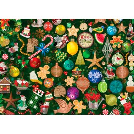 Ceaco - Tracy Flickinger - Christmas Ornament Collection - 1000 Piece Jigsaw Puzzle
