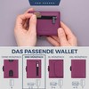 VON HEESEN Slim Wallet with Coin Compartment & RFID Protection