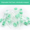 (250 PCS) JIESI Disposable Oral Swabs,Sterile Sponge Mouth Swabs(Cyan)