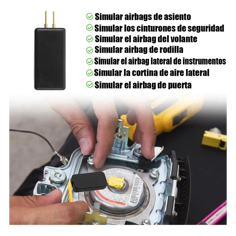 20pzs Simulador Bolsa Aire Airbag De Auto Cinturón Seguridad