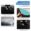 Unicorn Background with Rainbow Car Windshield Sunshade Foldable Blocks Sun