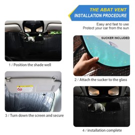 Unicorn Background with Rainbow Car Windshield Sunshade Foldable Blocks Sun Visor Protector Keep Cool for Car Truck SUV