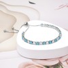 BAOKELAN Tennis Bracelet for Women Birthstone Bracelet with Cubic Zirconia