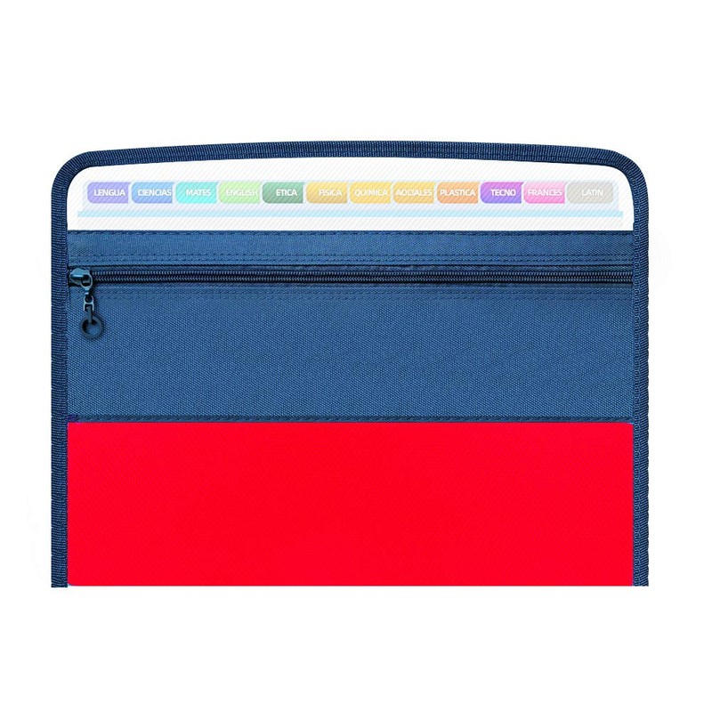 EExpanding File Folder,Fun Storage Document Organiser Box Files,13 Pockets Zip