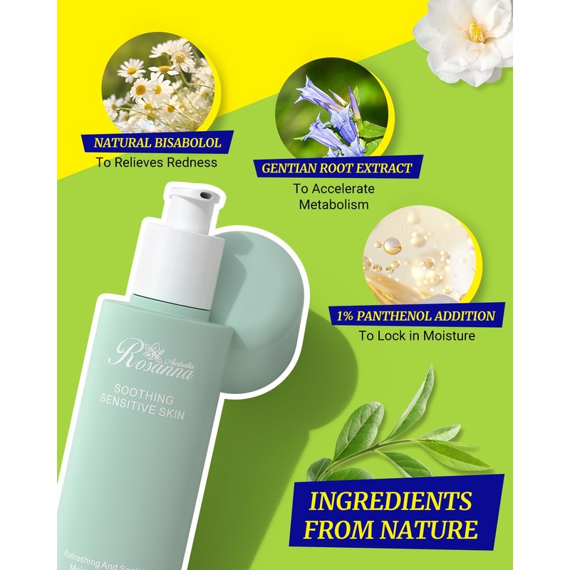 larosanna Soothing Moisturizing Lotion for Sensitive Skin Made in Australia,Skin