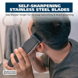 WAHL Clipper 2 in 1 Tagliacapelli e rasoio agli ioni di litio ricaricabile con cavo e kit combinato di tagliacapelli e rasoio