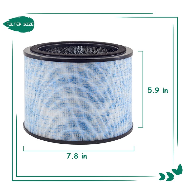 Asheviller AP200 Filter Replacement, Compatible with Instant® AP200 Air Purifier,