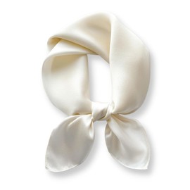 PoeticEHome 100% Mulberry Silk Neck Scarf 21"x21" Small Square Scarfs for Women Gift Packed