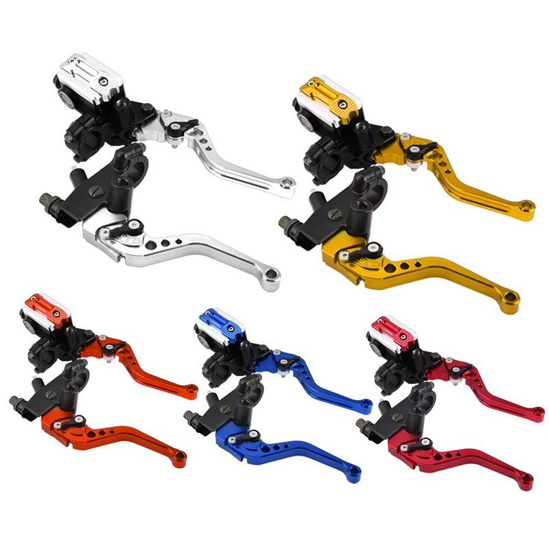 1 Pair Adjustable Break and Clutch Levers, 7/8" Universal Motorcycle