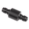 Air Venturi Double Male Quick-Disconnect Coupling, Black, 1/8" (AV-00046)