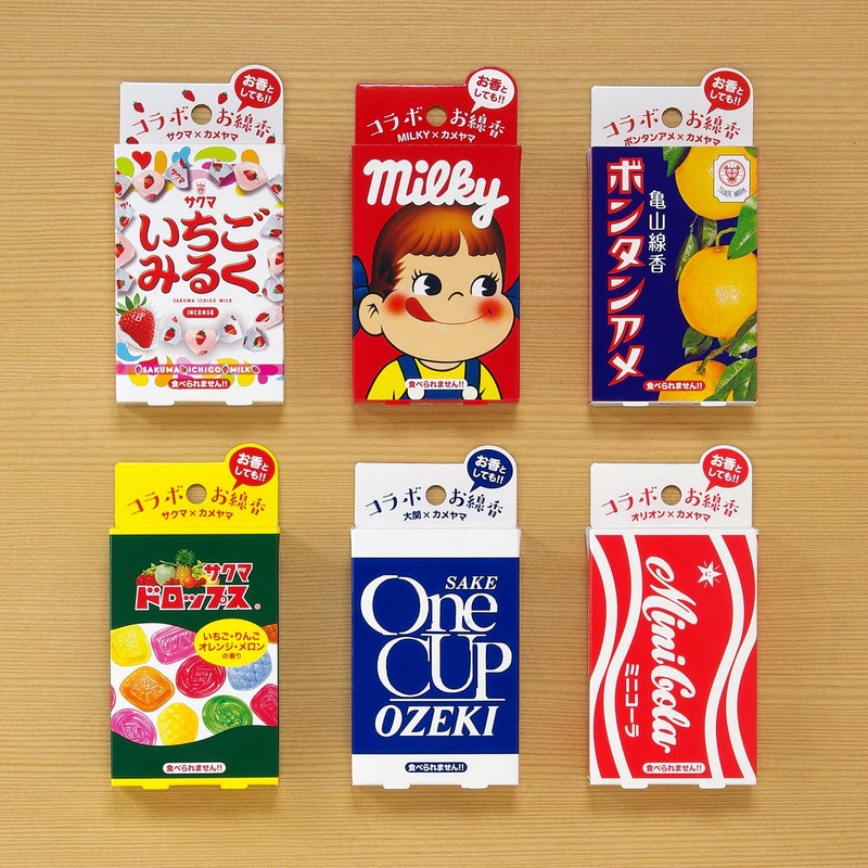 Kameyama Collaboration Incense Sticks Mini Cola Scent R, Approx. 1.1
