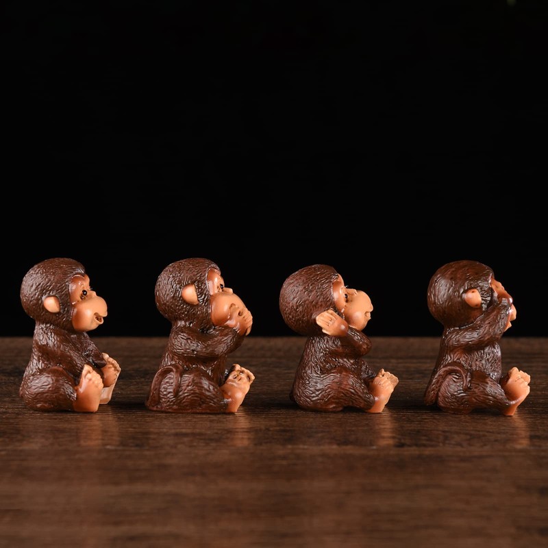 BRABUD Fengshui Resin See no Evil Hear no Evil Speak