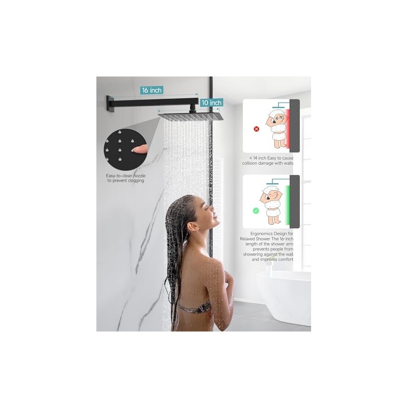 SR SUN RISE Shower Faucet Set & System - 10