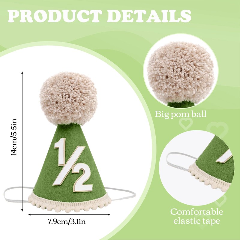 Half Way To One Banner - Half Birthday Decorations for