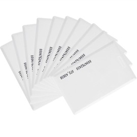 HapAttend RFID Cards for Time Clock H1 H2 H3-125KHz RFID Proximity Employee Thick Badges Cards for NGTeco Time Clock TC1 MB1 MB2 (10 Pack)