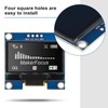 MakerFocus 2pcs OLED Display Module I2C 128X64 1.3 Inch Display