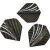 Bull's Powerflite Standard A-Shape Flights - Grey, One Size
