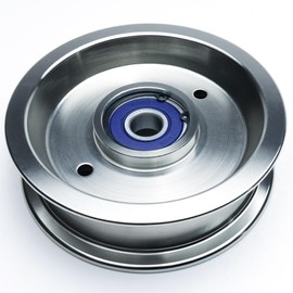 Rebuildable BIGBearing Billet Idler Pulley 5-3/4" for Exmark 116-4669 126-9197 99-8912 Lazer-Z Metro Pioneer Quest Radius Staris Turf-Tracer, E S & X Series Lawn Mower Deck Belt Pully Tensioner
