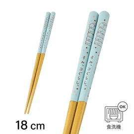 Asahi Koyo SG21-05 Sumikko Gurashi Chopsticks 7.1 inches (18 cm), Dots, Dishwasher Safe, Light Blue