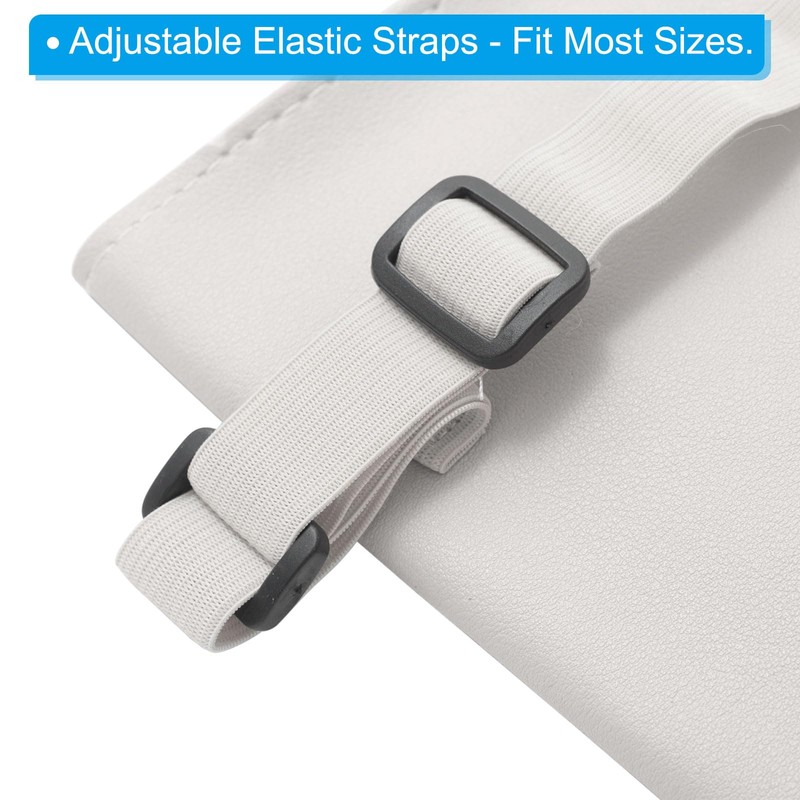 PATIKIL Car Tissue Holder, PU Leather Rectangle Napkin Paper Towel