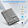 CERRXIAN M.2 NGFF SSD & MSATA SSD to 2.5"" SATA