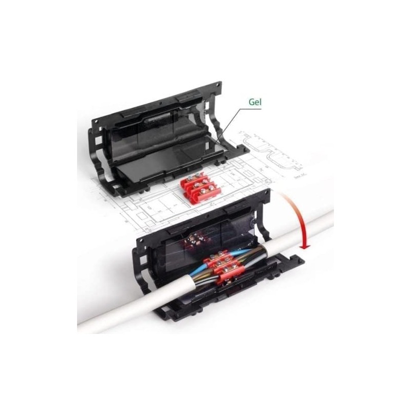 Raytech® Super Clik 2 5x4-16 mm² Pre-filled Gel Connection Sleeve