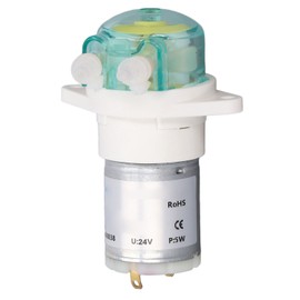 5W Small Peristaltic Pump Low Flow Gear Drive Liquid Transmission Pump for Laboratory Hydroponics 122ML/MIN 24V