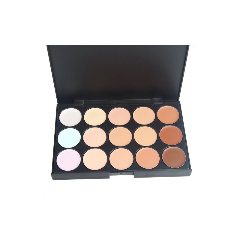 Accessotech 15 Colour Sheer Concealer Camouflage Palette Makeup Eyeshadow Bronzer