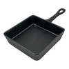 Chabrias Ltd 5"/13cm Square Pre-Seasoned Cast Iron Skillet Frying Pans