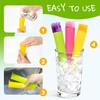 RAINFLOW 8 PCS Silicone Popsicle Molds-Silicone Ice Pop Molds for