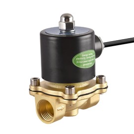 Heschen Brass Electric Solenoid Valve 2W-160-15J 1/2 Inch DC24V Direct Action Water Normally Closed Replacement Valve