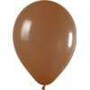 25pcs Plain 12" Brown Helium Quality Latex Balloons Birthday Wedding