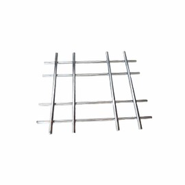 SUL Stainless Steel Trivet, Pan stands for worktop-worktop savers for kitchen heat resistant Pan Stand-Heat Resistant saucepan protector-Kitchen Worktop Protector (Steel Cross Trivet 20x20cm)